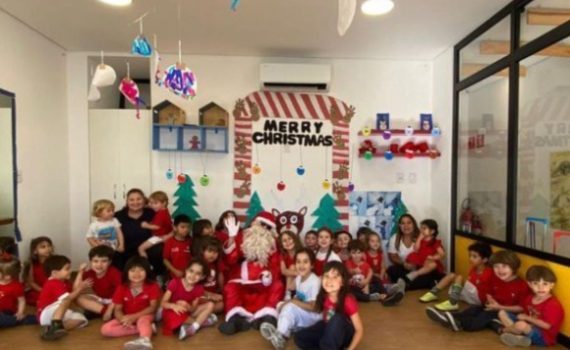 Santa Claus at Puzzle